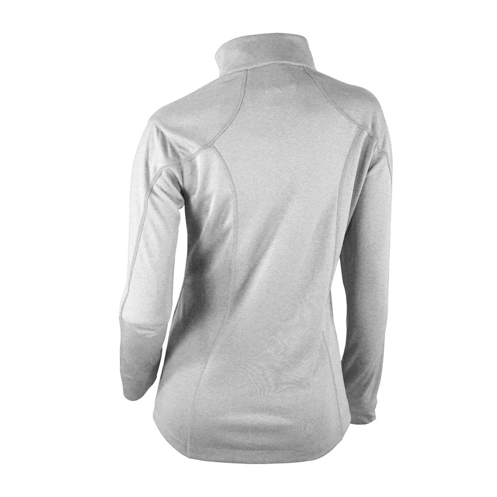 Heather Gray San Antonio Spurs Women's Omni-Wick Shotgun 2.0 Quarter-Zip Pullover Top | NBA
