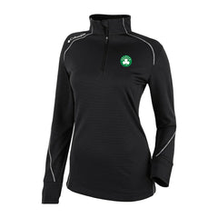Black Boston Celtics Women's Omni-Wick Shotgun 2.0 Quarter-Zip Pullover Top | NBA