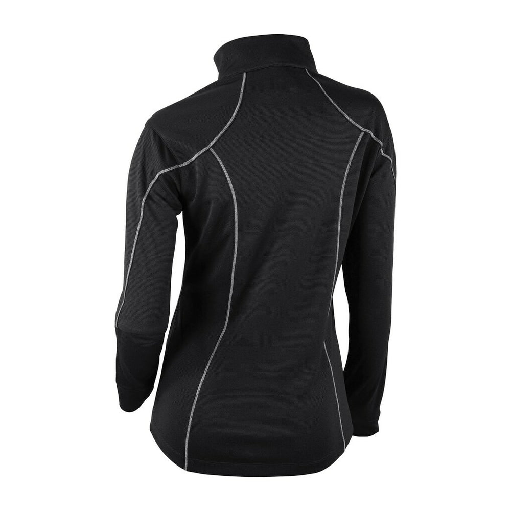 Black Charlotte Hornets Women's Omni-Wick Shotgun 2.0 Quarter-Zip Pullover Top | NBA