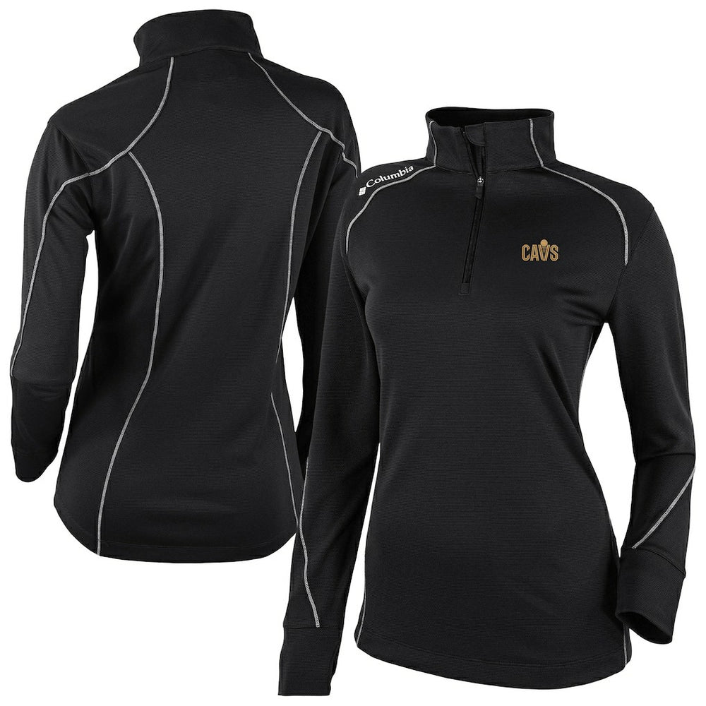 Black Cleveland Cavaliers Women's Omni-Wick Shotgun 2.0 Quarter-Zip Pullover Top sale | NBA