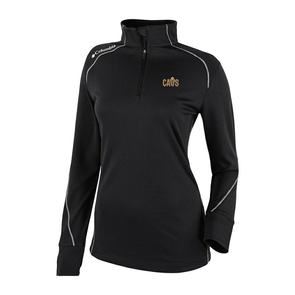 Black Cleveland Cavaliers Women's Omni-Wick Shotgun 2.0 Quarter-Zip Pullover Top sale | NBA