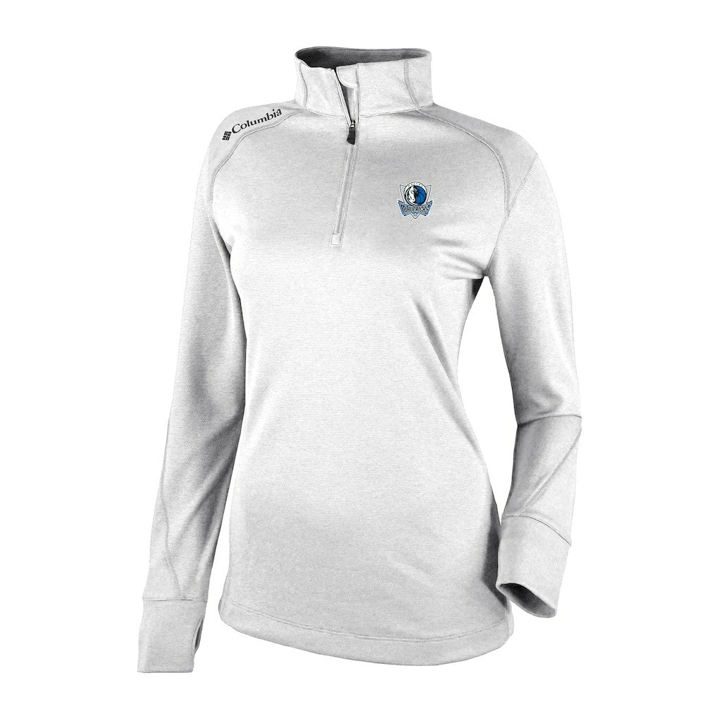 White Dallas Mavericks Women's Omni-Wick Shotgun 2.0 Quarter-Zip Pullover Top sale | NBA