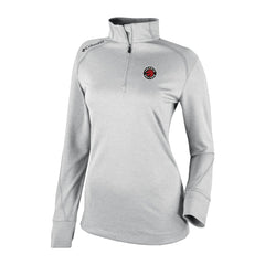 Heather Gray Toronto Raptors Women's Omni-Wick Shotgun 2.0 Quarter-Zip Pullover Top | NBA