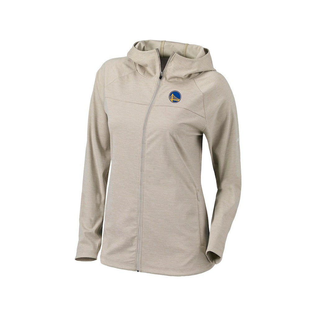 Tan Golden State Warriors Women's Omni-Wick Half Shot Full-Zip Hooded Jacket sale | NBA