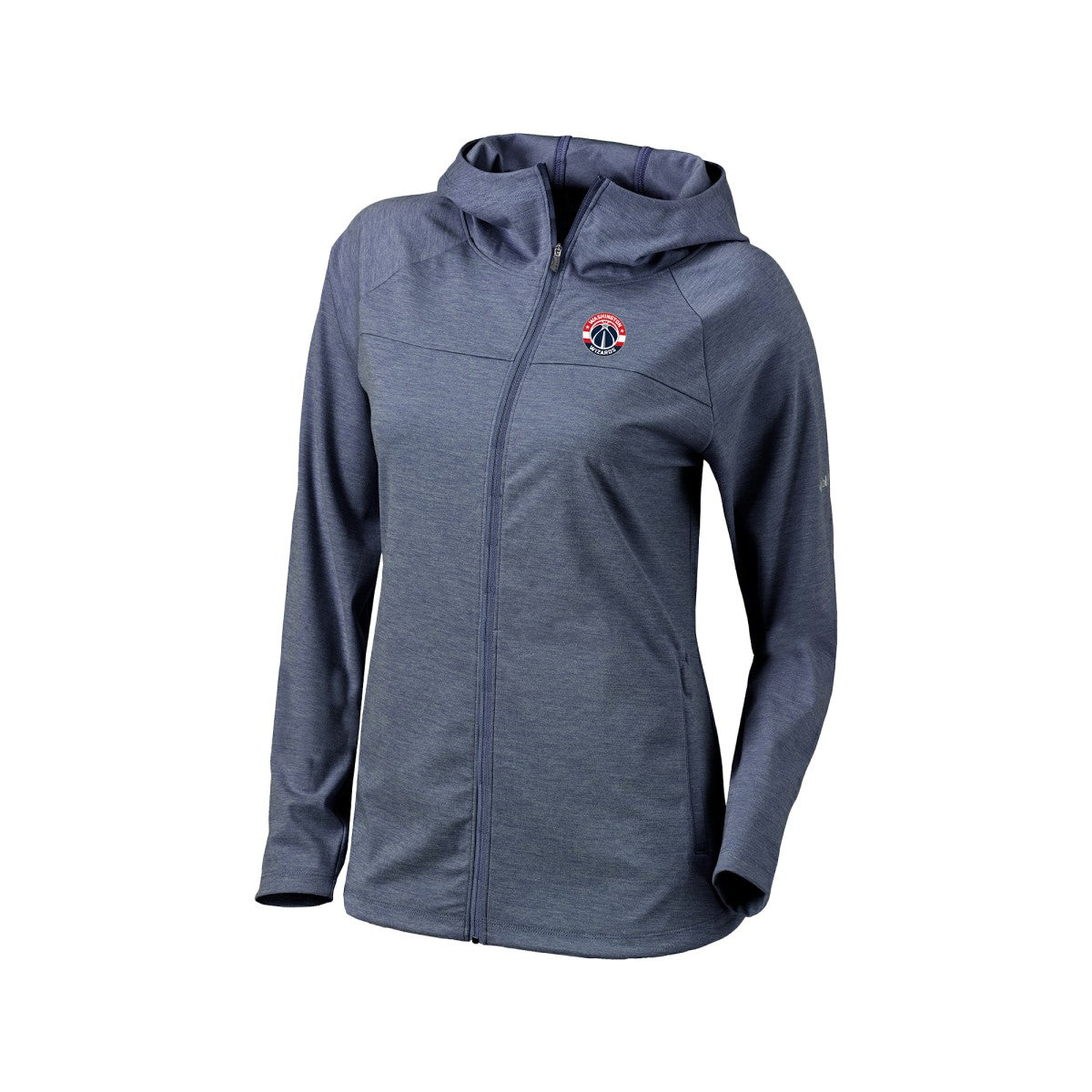 Navy Washington Wizards Women's Omni-Wick Half Shot Full-Zip Hooded Jacket | NBA