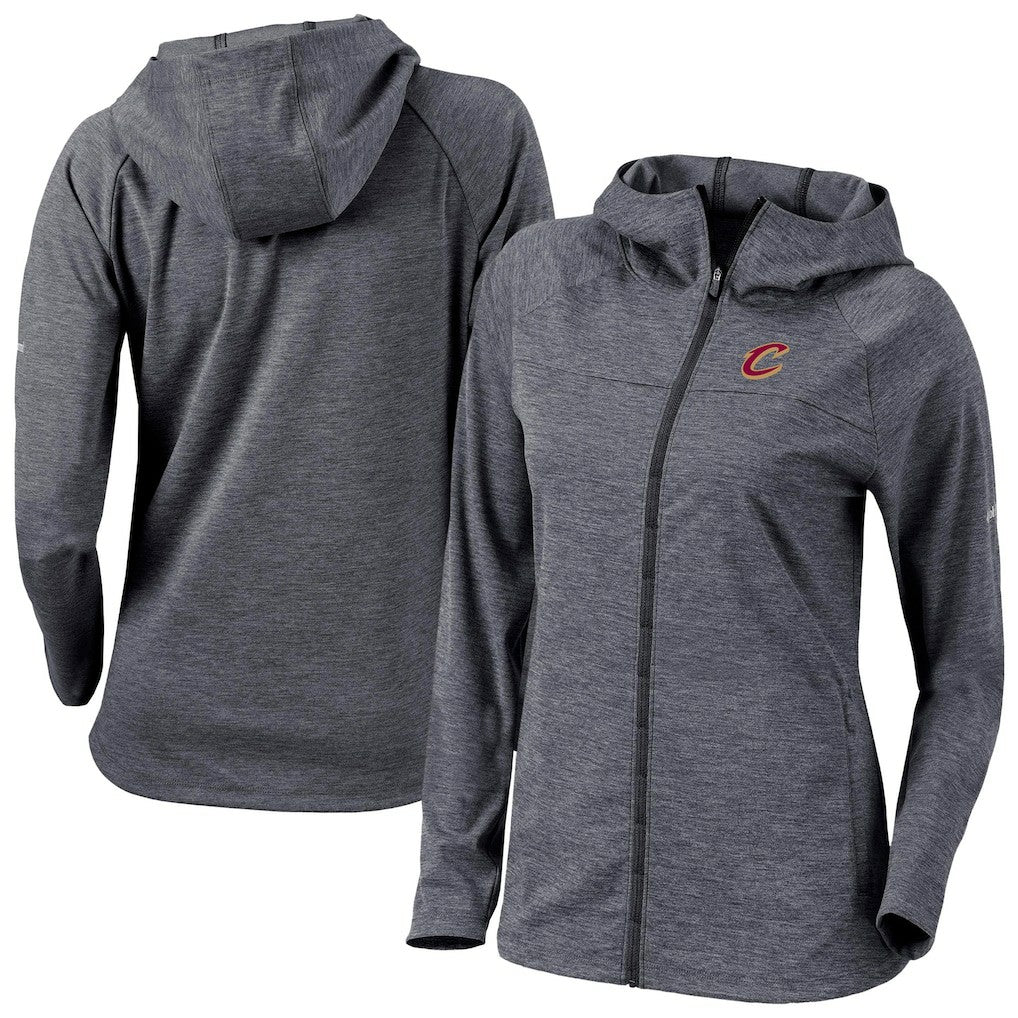 Black Cleveland Cavaliers Women's Omni-Wick Half Shot Full-Zip Hooded Jacket sale | NBA