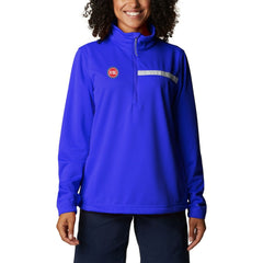 Blue Detroit Pistons Women's Skiff Guide Fleece Pullover Top sale | NBA