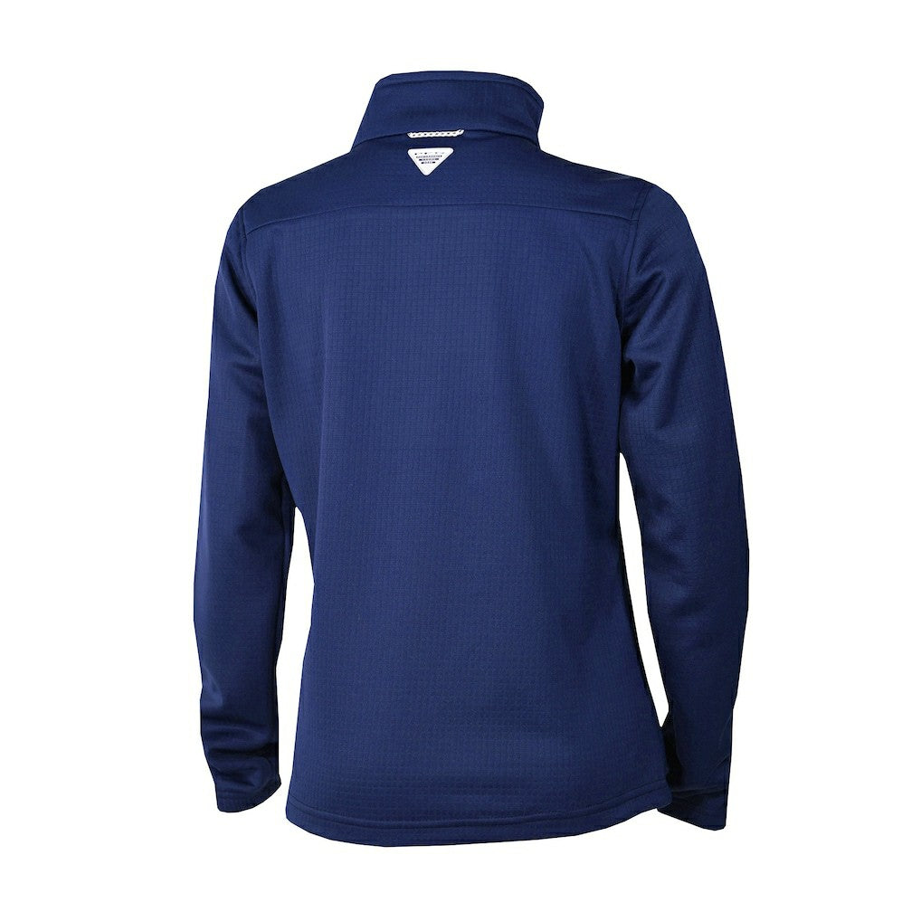 Navy Denver Nuggets Women's Skiff Guide Fleece Pullover Top sale | NBA