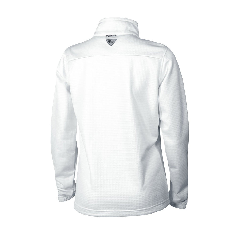 White Toronto Raptors Women's Skiff Guide Fleece Pullover Top | NBA