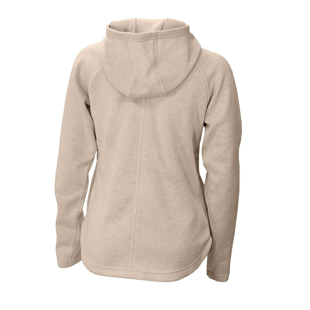 White Brooklyn Nets Women's Sweater Weather Quarter-Snap Hoodie | NBA