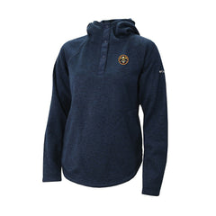 Navy Denver Nuggets Women's Sweater Weather Quarter-Snap Hoodie sale | NBA