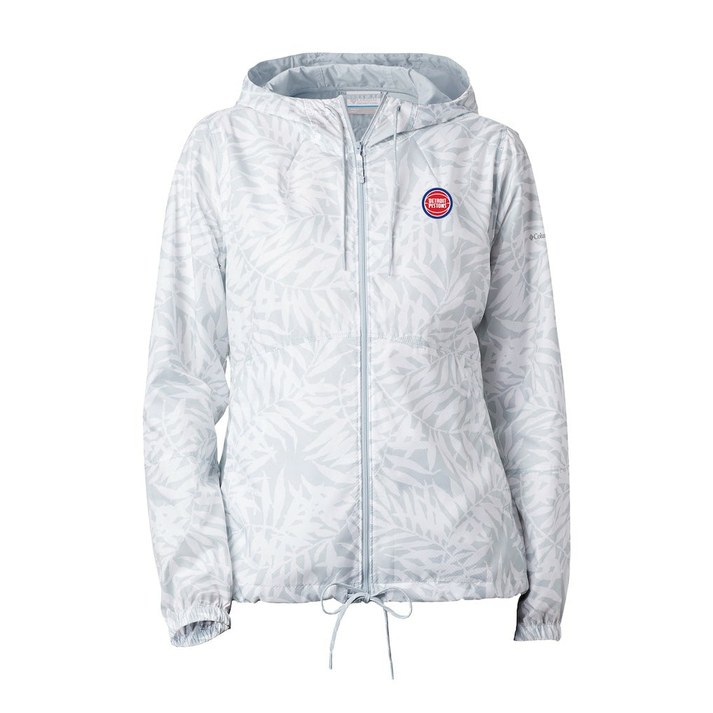 White Detroit Pistons Women's Flash Forward Windbreaker sale | NBA