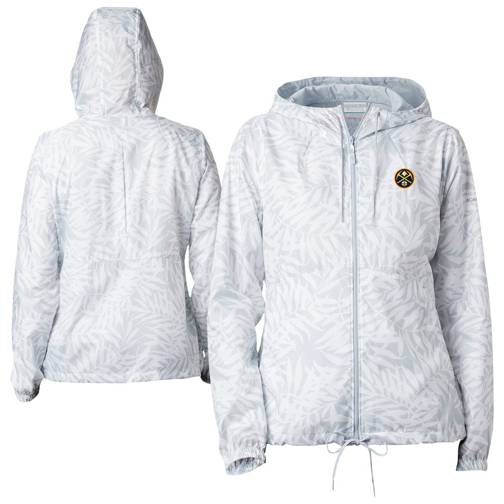 White Denver Nuggets Women's Flash Forward Windbreaker sale | NBA