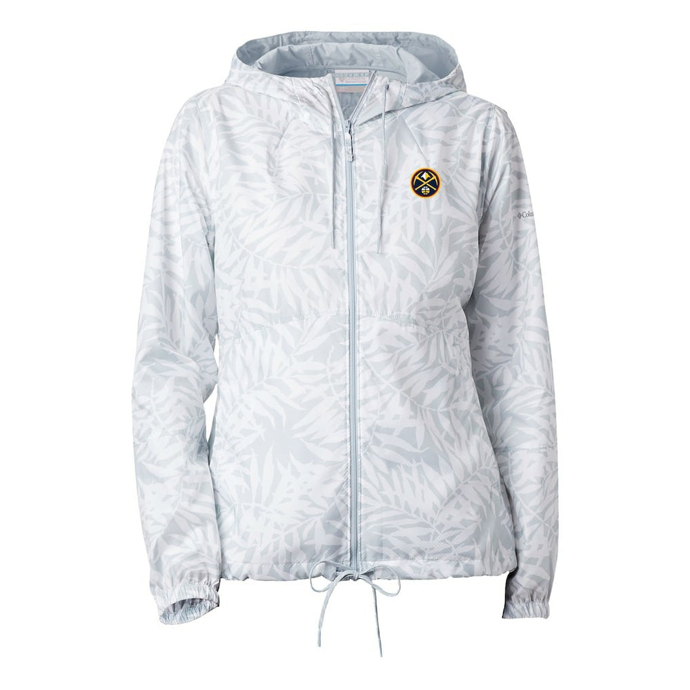 White Denver Nuggets Women's Flash Forward Windbreaker sale | NBA