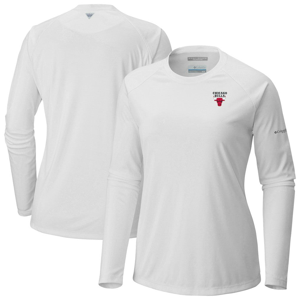 White Chicago Bulls Women's Tidal Tee II Long Sleeve T-Shirt sale | NBA