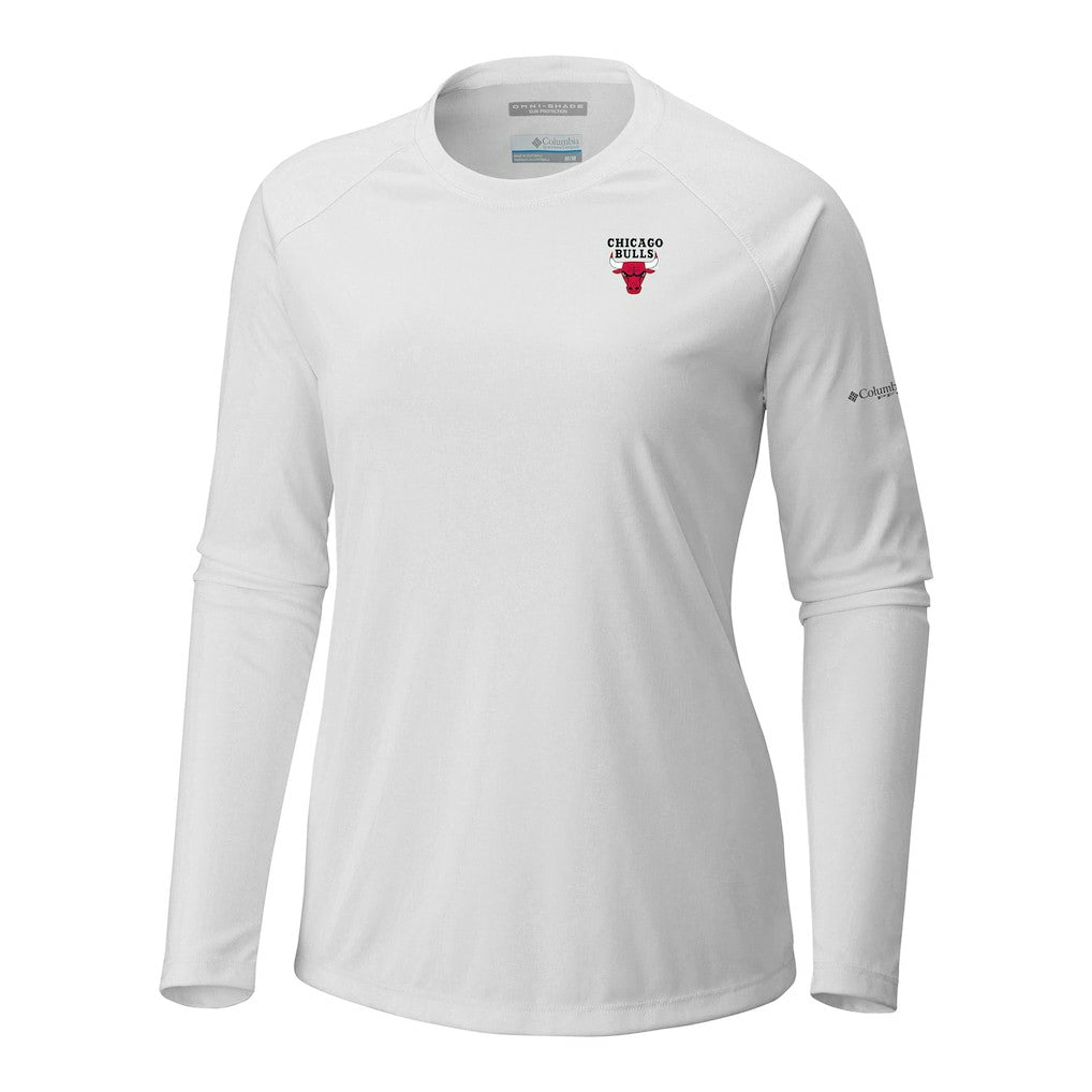 White Chicago Bulls Women's Tidal Tee II Long Sleeve T-Shirt sale | NBA