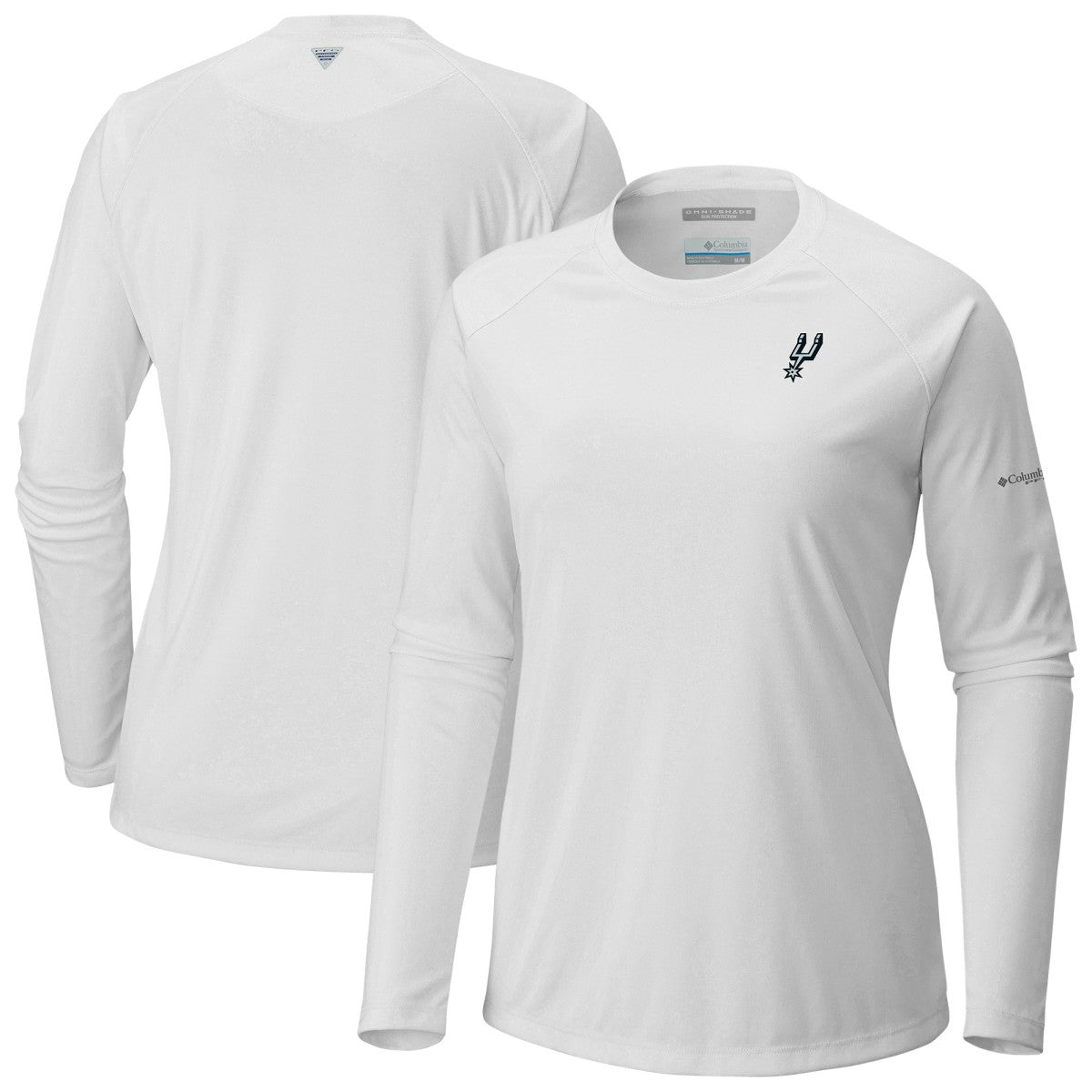 White San Antonio Spurs Women's Tidal Tee II Long Sleeve T-Shirt | NBA