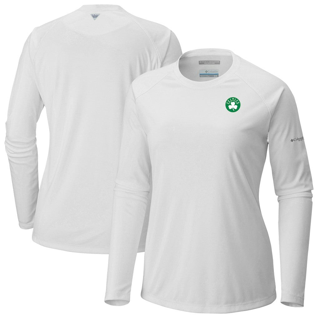 White Boston Celtics Women's Tidal Tee II Long Sleeve T-Shirt | NBA
