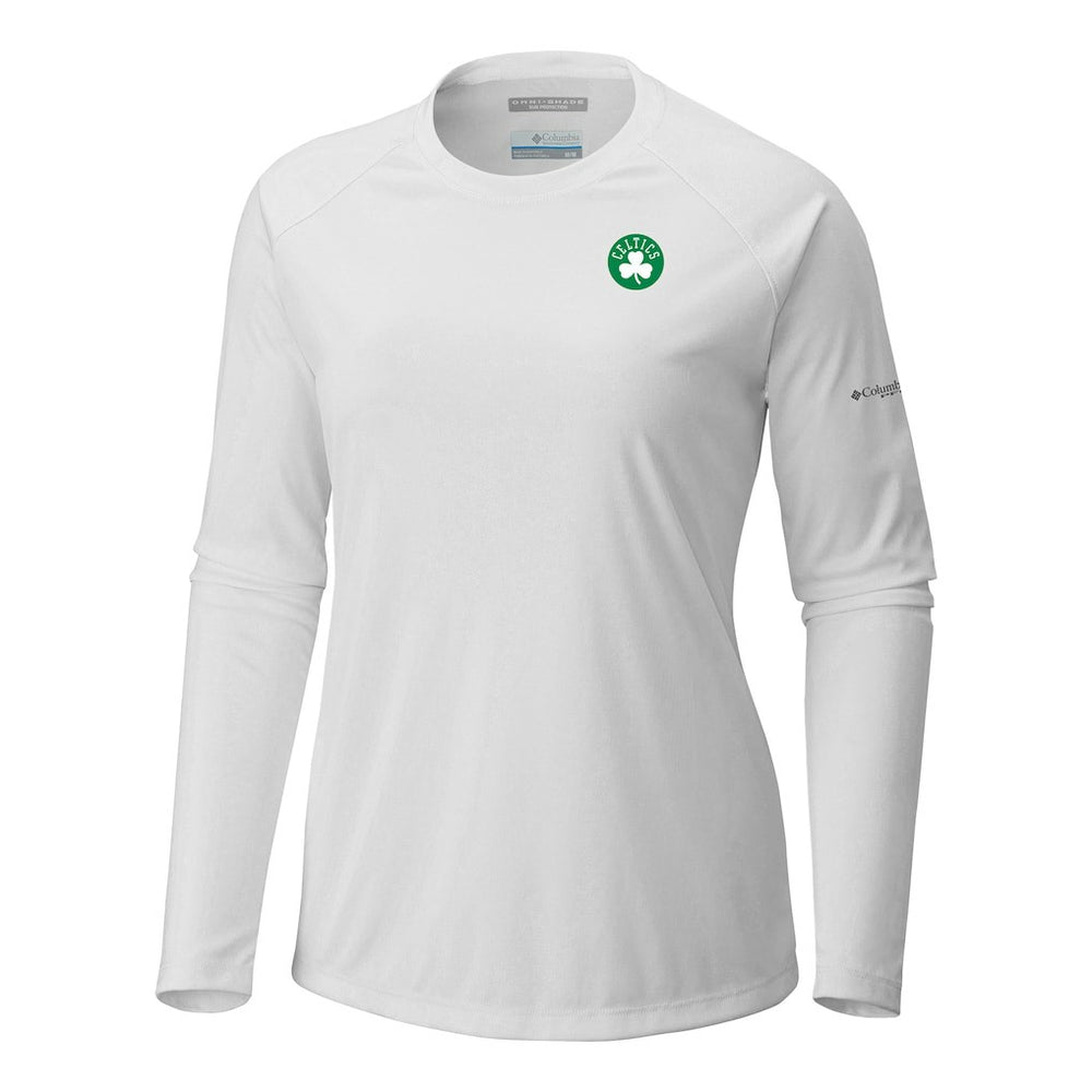 White Boston Celtics Women's Tidal Tee II Long Sleeve T-Shirt | NBA