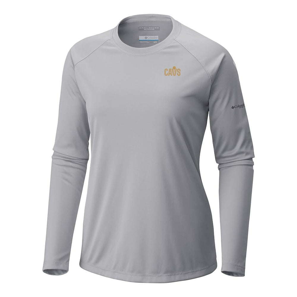 Gray Cleveland Cavaliers Women's Tidal Tee II Long Sleeve T-Shirt sale | NBA