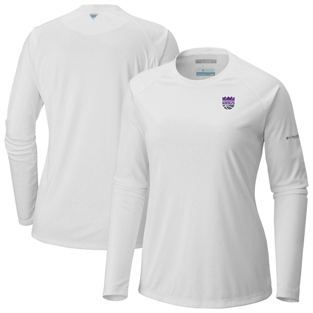 White Sacramento Kings Women's Tidal Tee II Long Sleeve T-Shirt | NBA