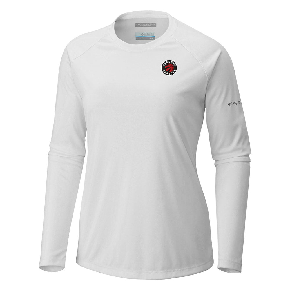 White Toronto Raptors Women's Tidal Tee II Long Sleeve T-Shirt | NBA