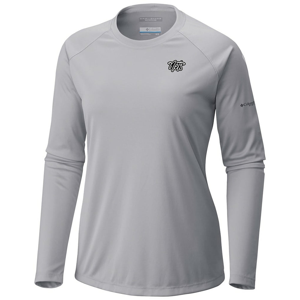 Gray Brooklyn Nets Women's Tidal Tee II Long Sleeve T-Shirt | NBA