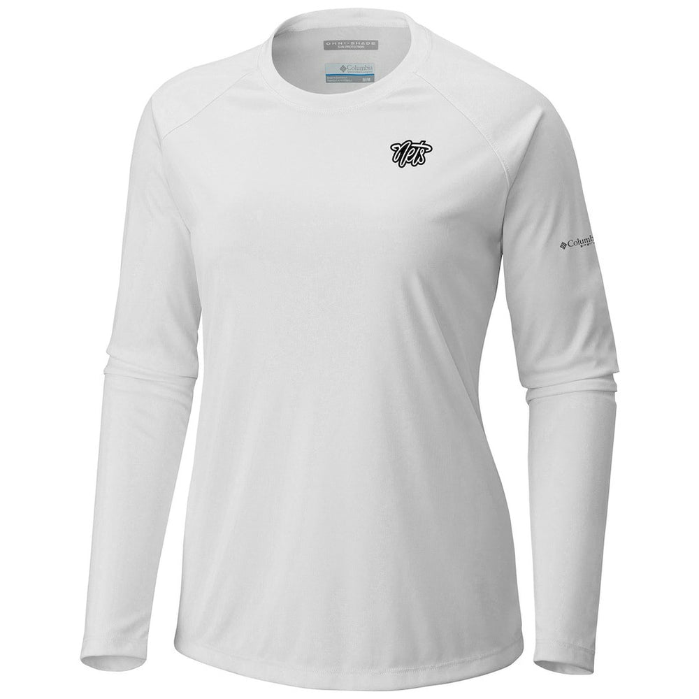 White Brooklyn Nets Women's Tidal Tee II Long Sleeve T-Shirt | NBA