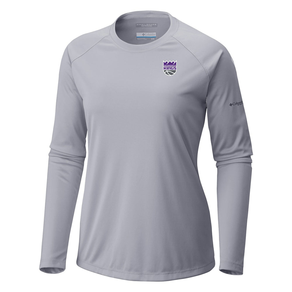 Gray Sacramento Kings Women's Tidal Tee II Long Sleeve T-Shirt | NBA