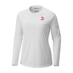 White Atlanta Hawks Women's Tidal Tee II Long Sleeve T-Shirt | NBA