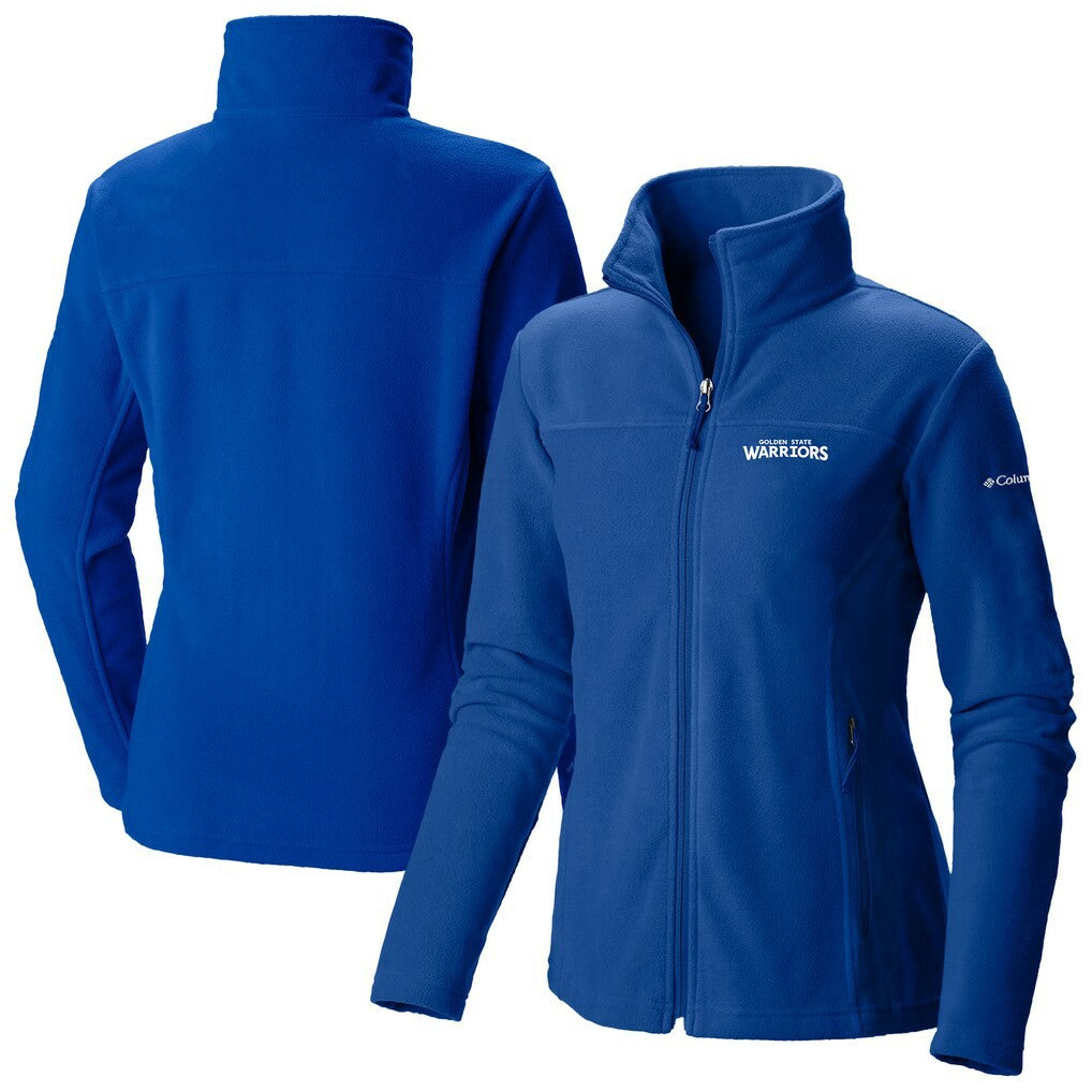 Royal Golden State Warriors Women's Give & Go II Fleece Full-Zip Jacket sale | NBA