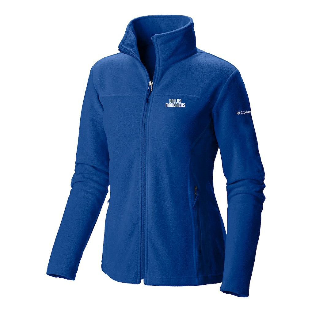 Blue Dallas Mavericks Women's Give & Go II Fleece Full-Zip Jacket sale | NBA