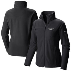 Black San Antonio Spurs Women's Give & Go II Fleece Full-Zip Jacket | NBA