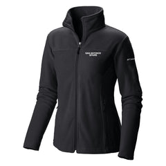 Black San Antonio Spurs Women's Give & Go II Fleece Full-Zip Jacket | NBA
