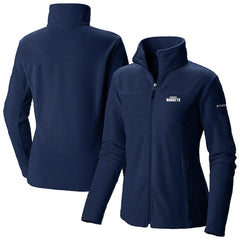 Navy Denver Nuggets Women's Give & Go II Fleece Full-Zip Jacket sale | NBA