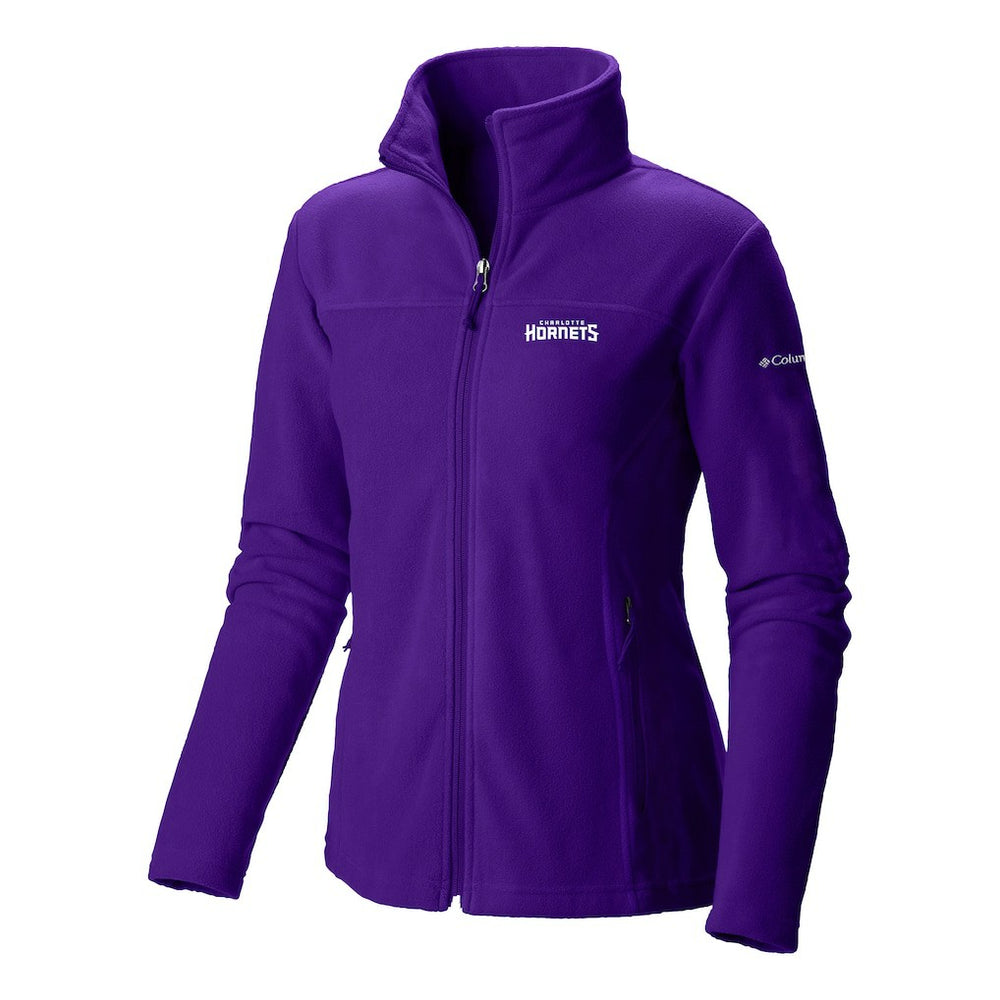 Purple Charlotte Hornets Women's Give & Go II Fleece Full-Zip Jacket | NBA