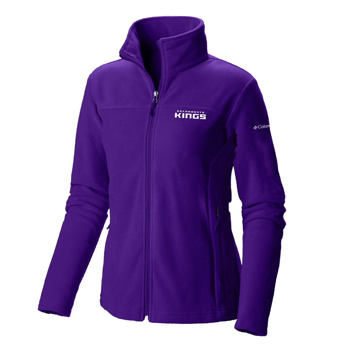 Purple Sacramento Kings Women's Give & Go II Fleece Full-Zip Jacket | NBA