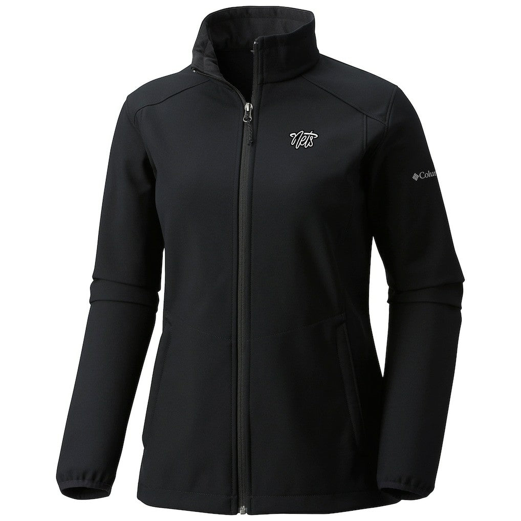 Black Brooklyn Nets Women's Kruser Ridge III Softshell Jacket | NBA