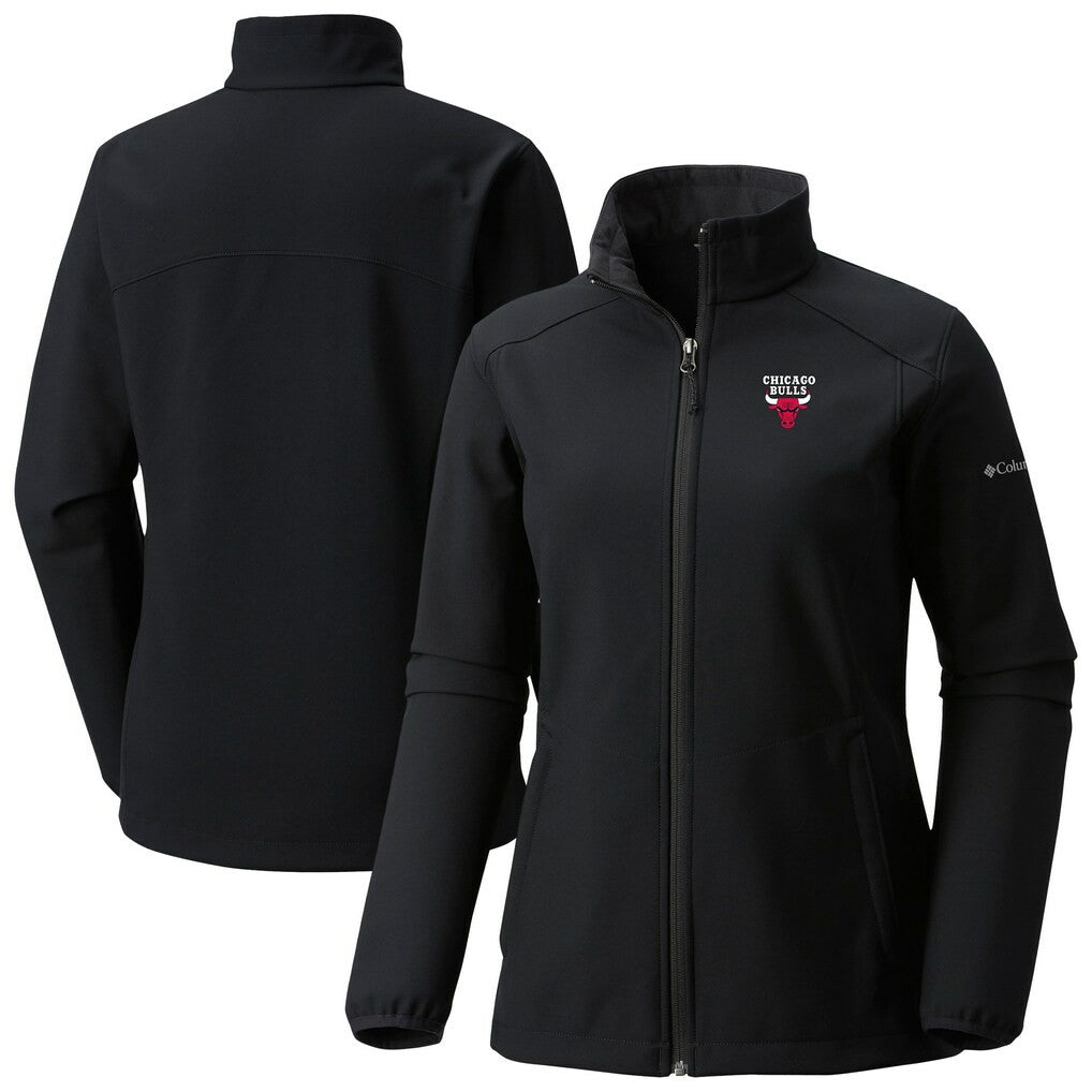 Black Chicago Bulls Women's Kruser Ridge III Softshell Jacket | NBA