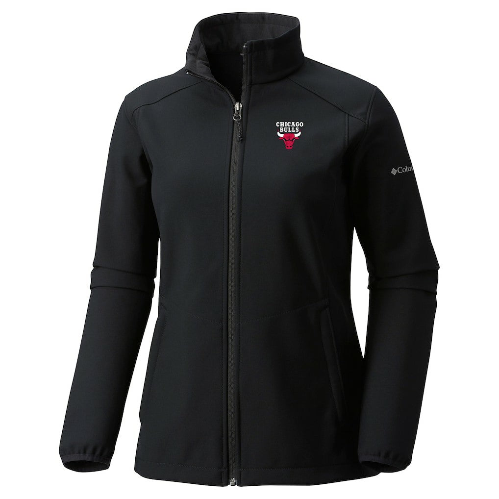 Black Chicago Bulls Women's Kruser Ridge III Softshell Jacket | NBA