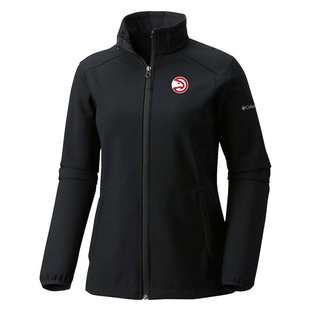 Black Atlanta Hawks Women's Kruser Ridge III Softshell Jacket | NBA