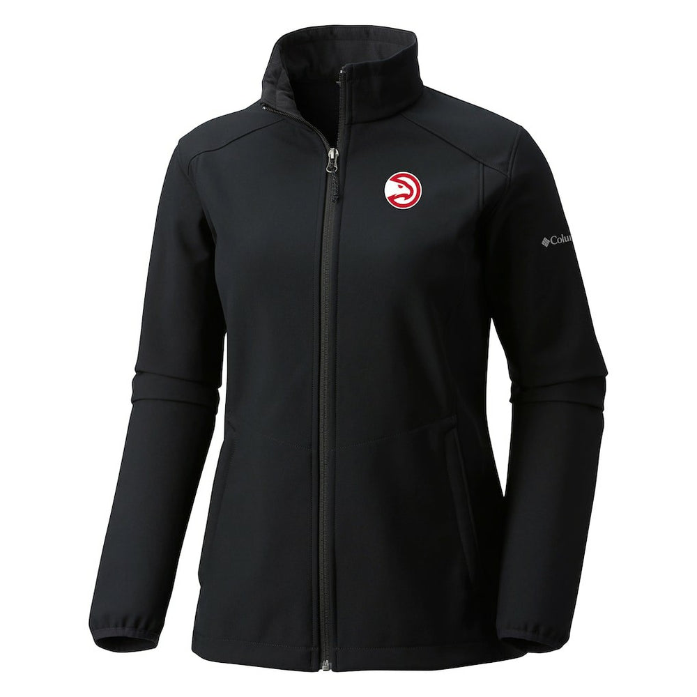 Black Atlanta Hawks Women's Kruser Ridge III Softshell Jacket | NBA