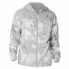 Gray Houston Rockets Flash Challenger Windbreaker Jacket sale | NBA