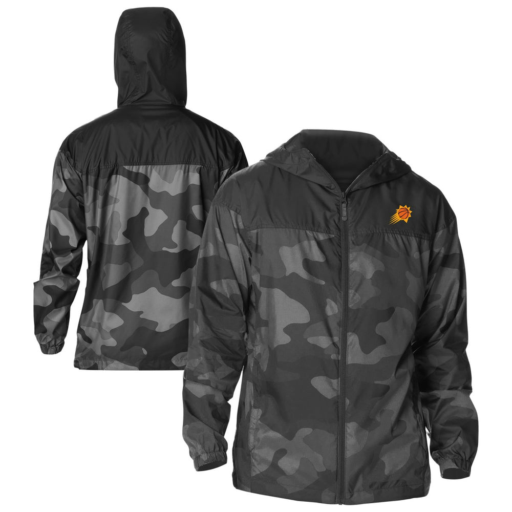 Black Phoenix Suns Flash Challenger Windbreaker Jacket | NBA
