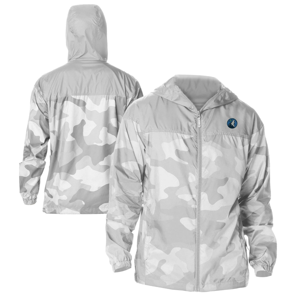Gray Minnesota Timberwolves Flash Challenger Windbreaker Jacket | NBA