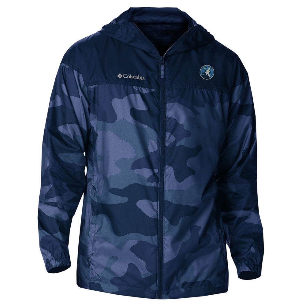 Navy Minnesota Timberwolves Flash Challenger Windbreaker Jacket | NBA