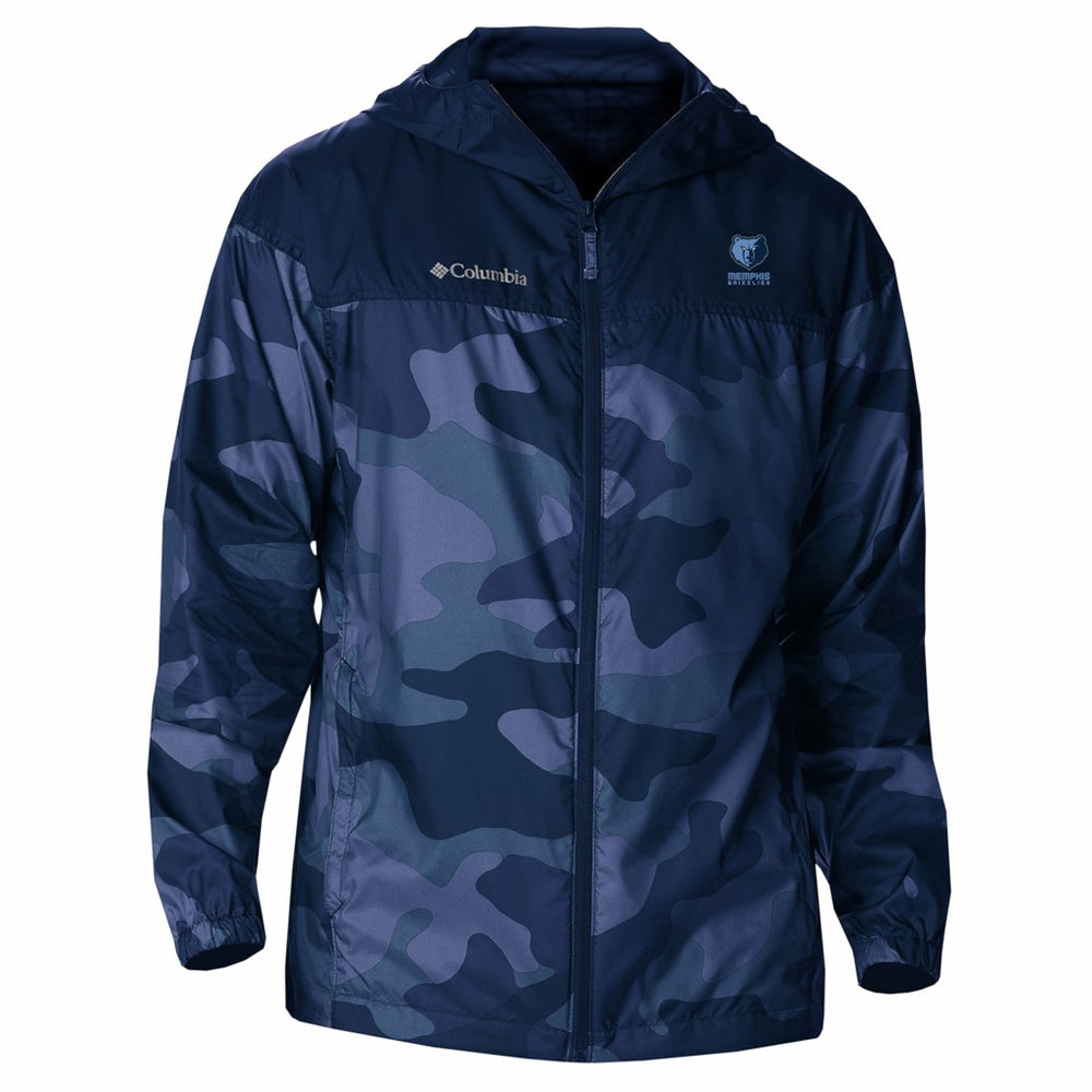 Navy Memphis Grizzlies Flash Challenger Windbreaker Jacket | NBA