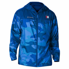 Blue Philadelphia 76ers Flash Challenger Windbreaker Jacket | NBA