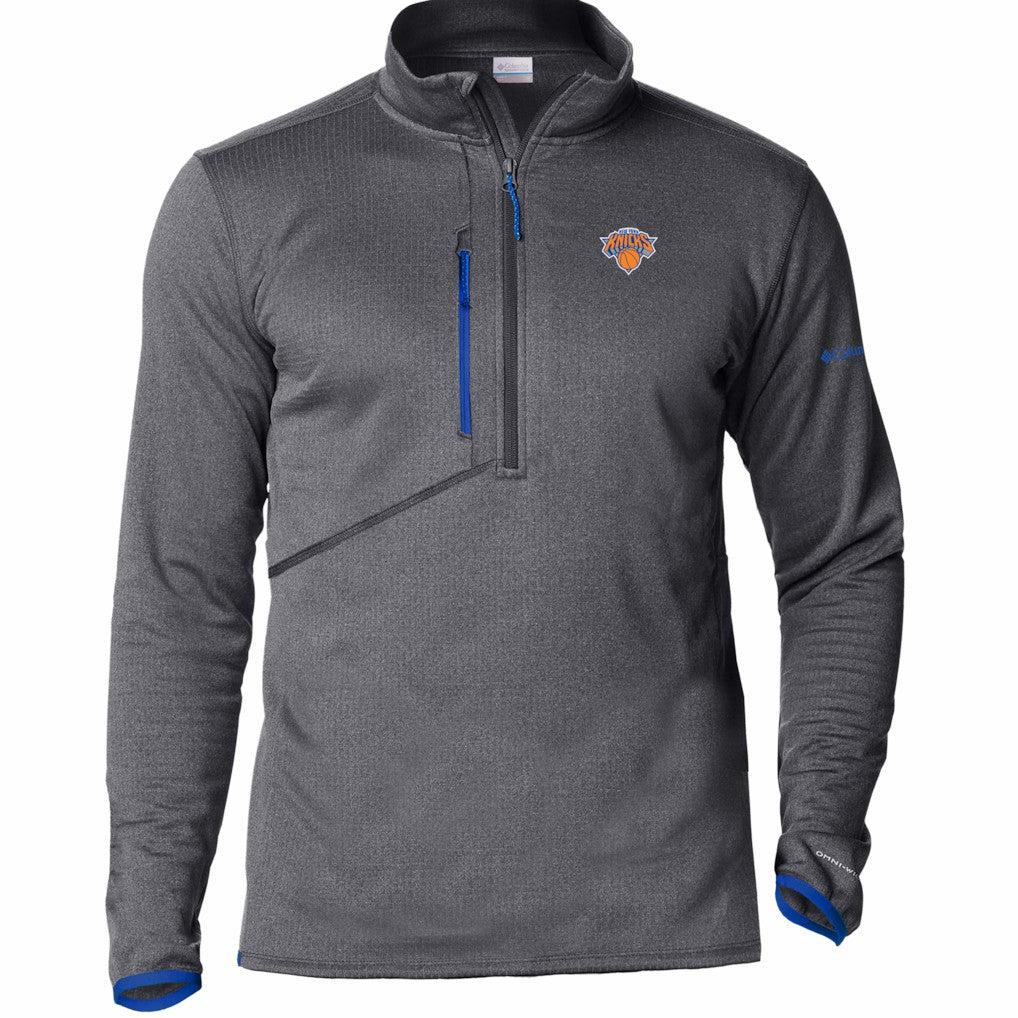 Blue New York Knicks Park View Fleece Half-Zip Top | NBA