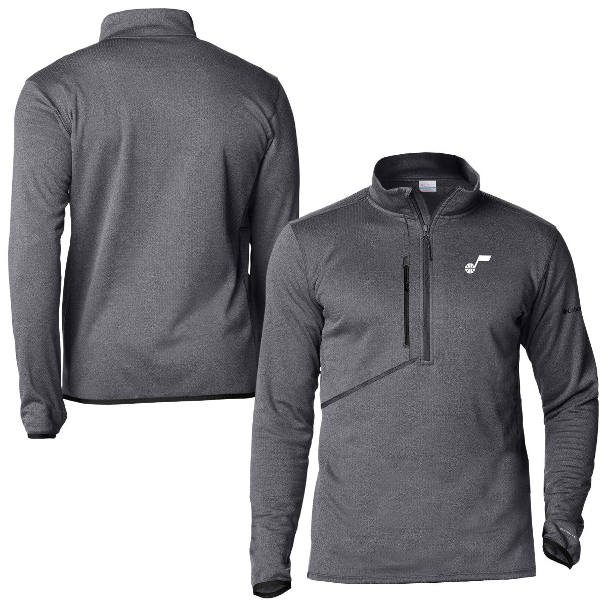 Black Utah Jazz Park View Fleece Half-Zip Top | NBA